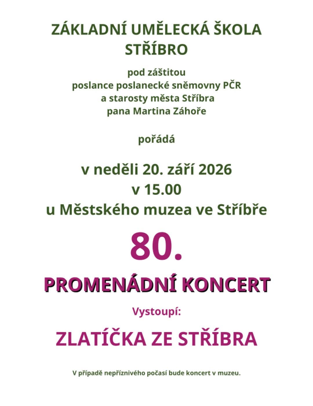80. promenádní koncert