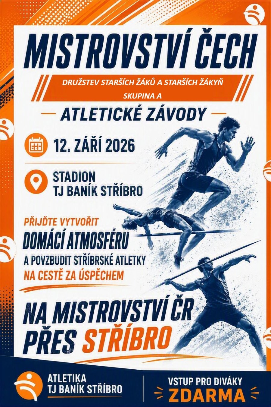 Mistrovství Čech - atletické závody