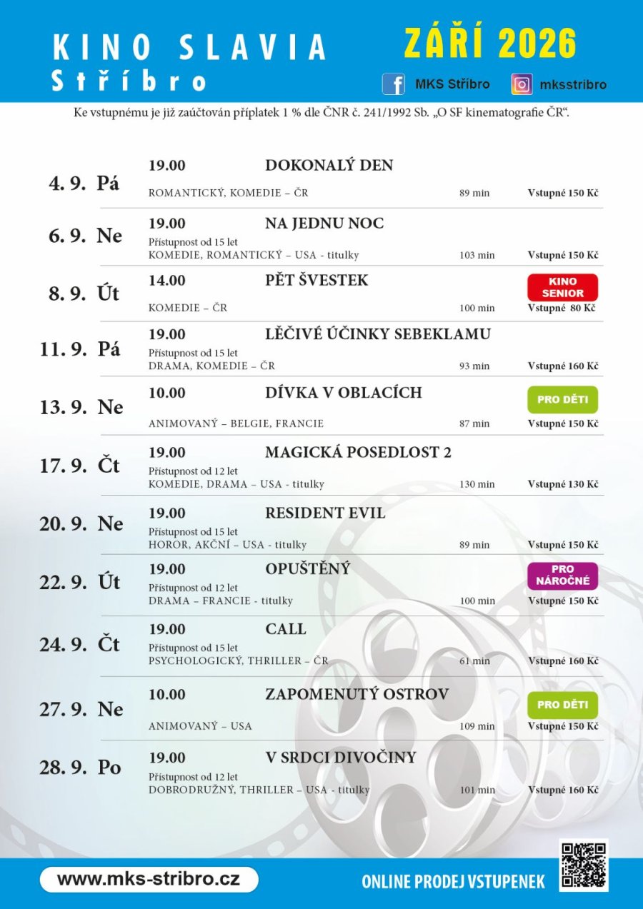 Program kina ZÁŘÍ